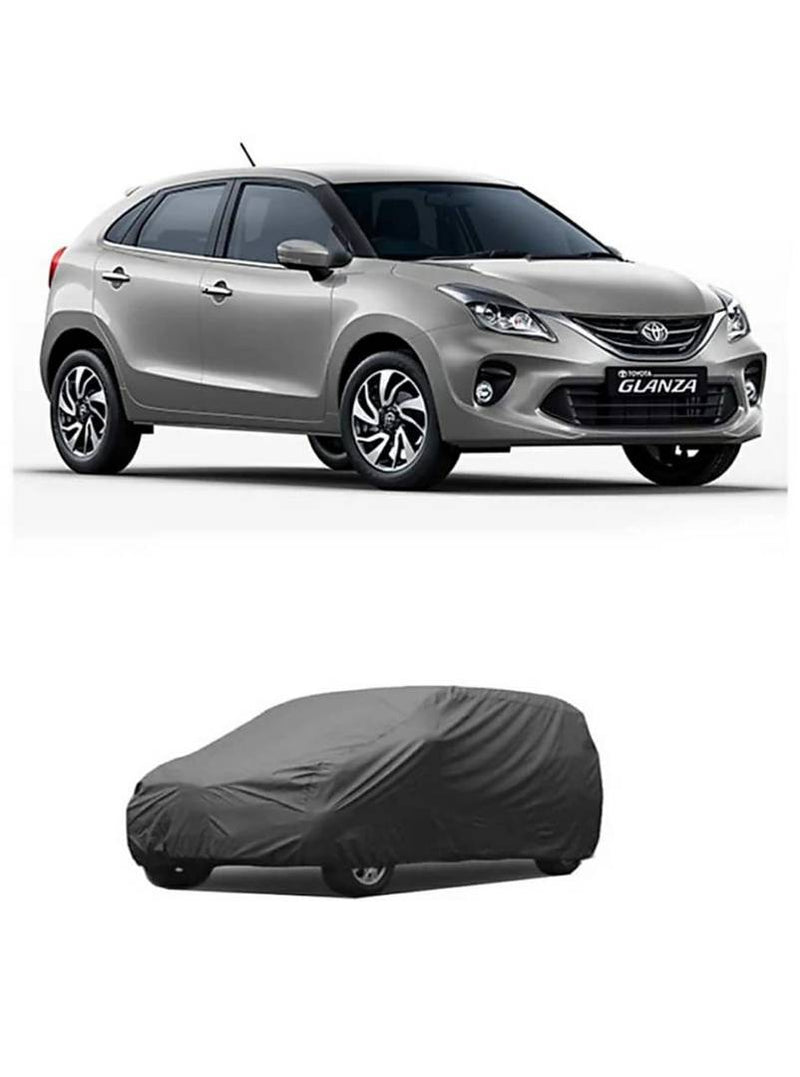Essential Grey Polyester Dust And Waterproof Car Body Cover For Toyota Glanza