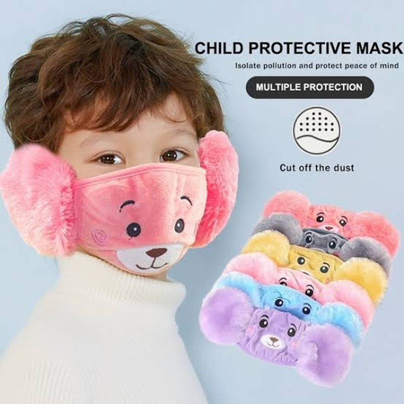Assorted Kids Mask, Warm Winter Mask for Boys And Girl's fit fMulticolour