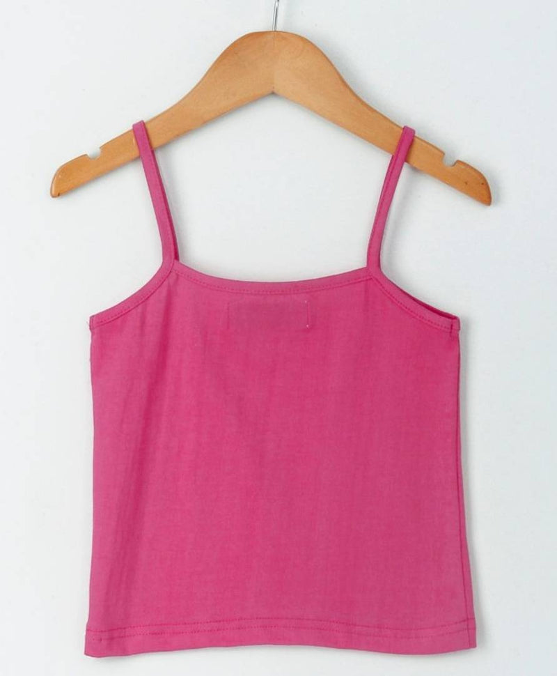 Stylish Pink Rayon Dobby Top With Ruffle At Neck And Sleeves For Girls