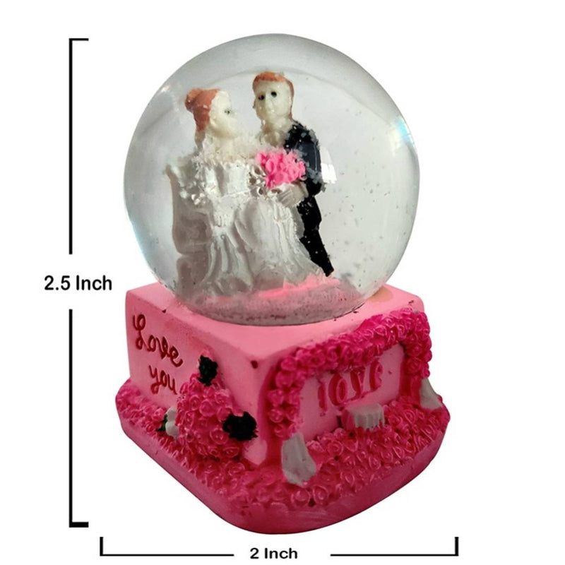 Valentine Romantic Love Couple Statue Gift Item Home Interior Table Decor Marriage Anniversary Antique Gift (Size - 24X5X10 cm) Pack of 2