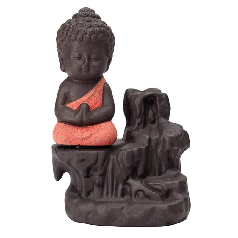 Handicrafts Villa Ceramic Showpiece Figurine (7 x 7 x 12, Red)