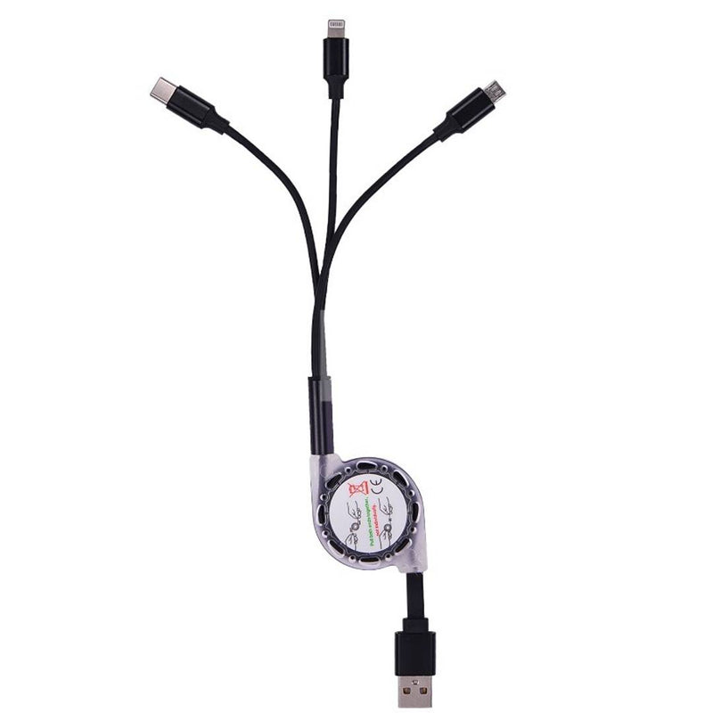 DeMetter 3-In-1 Charging Retracting Cable - Yoyo M