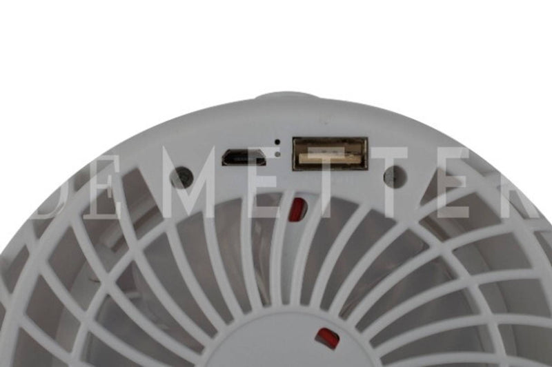 DeMetter Powerfan : 2-In-1 Power Bank & Desktop Fan