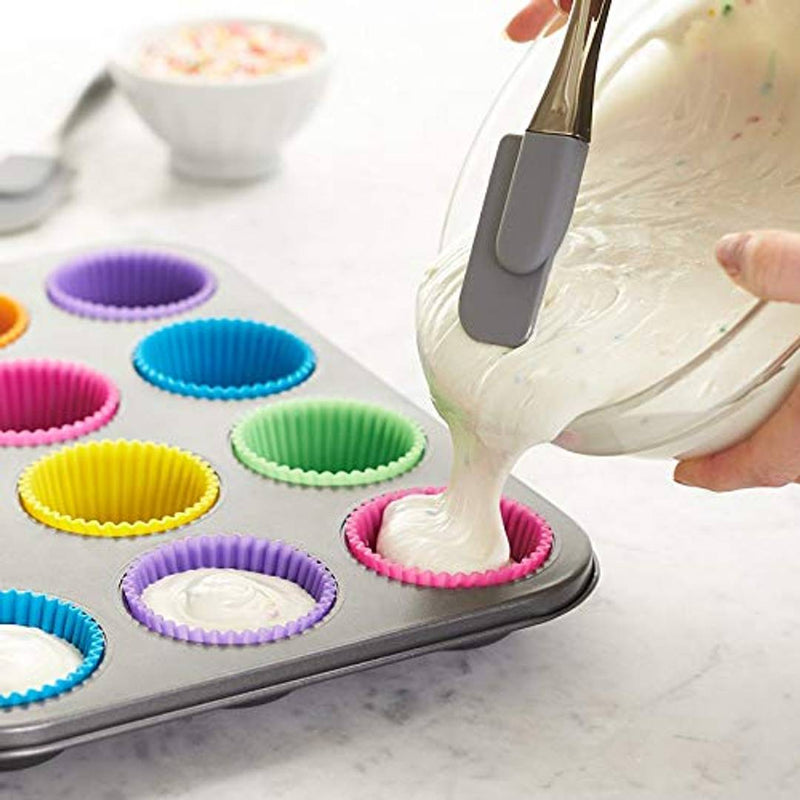 Silicone Baking Cup cake Set, 12-Piece