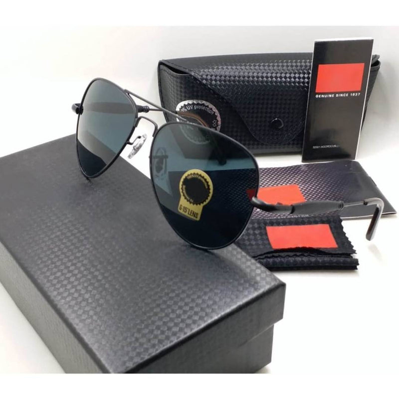 Black Mirror Aviator Sunglass For Men