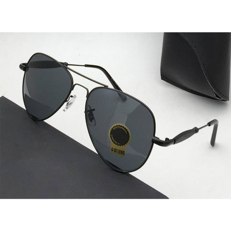 Black Mirror Aviator Sunglass For Men