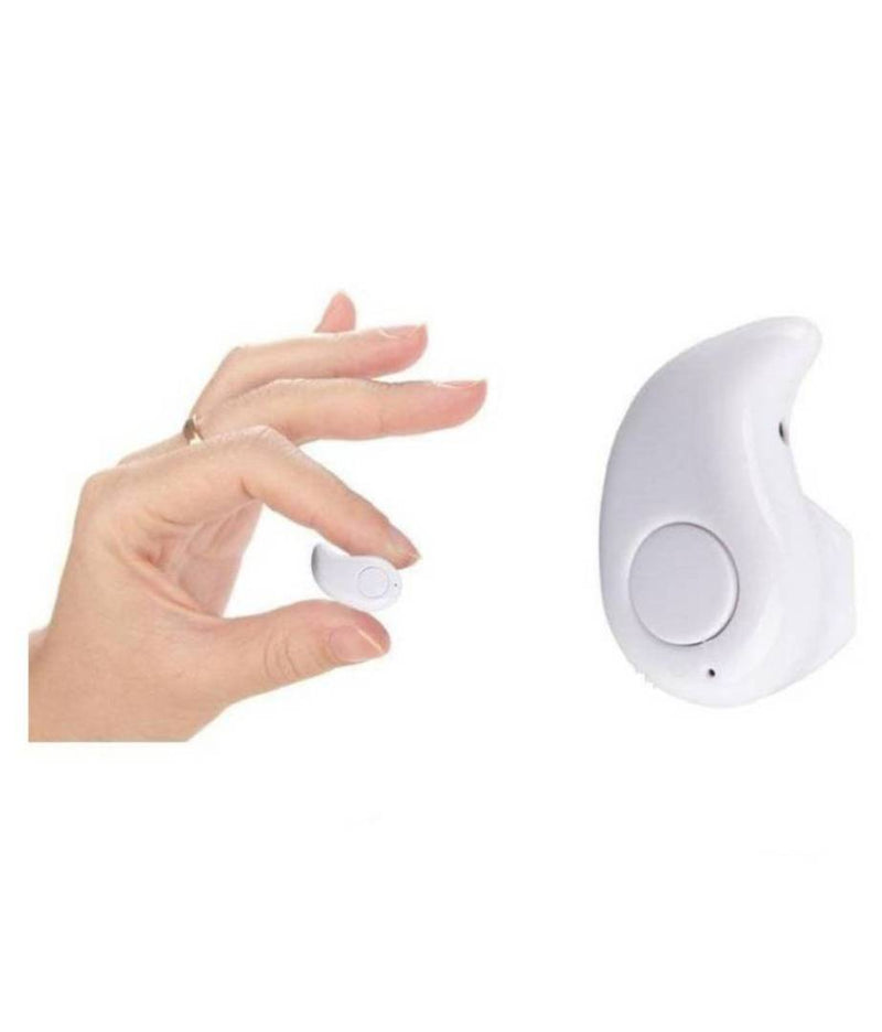 Acromax Kaju Wireless Bluetooth Earphones - Single Ear - White