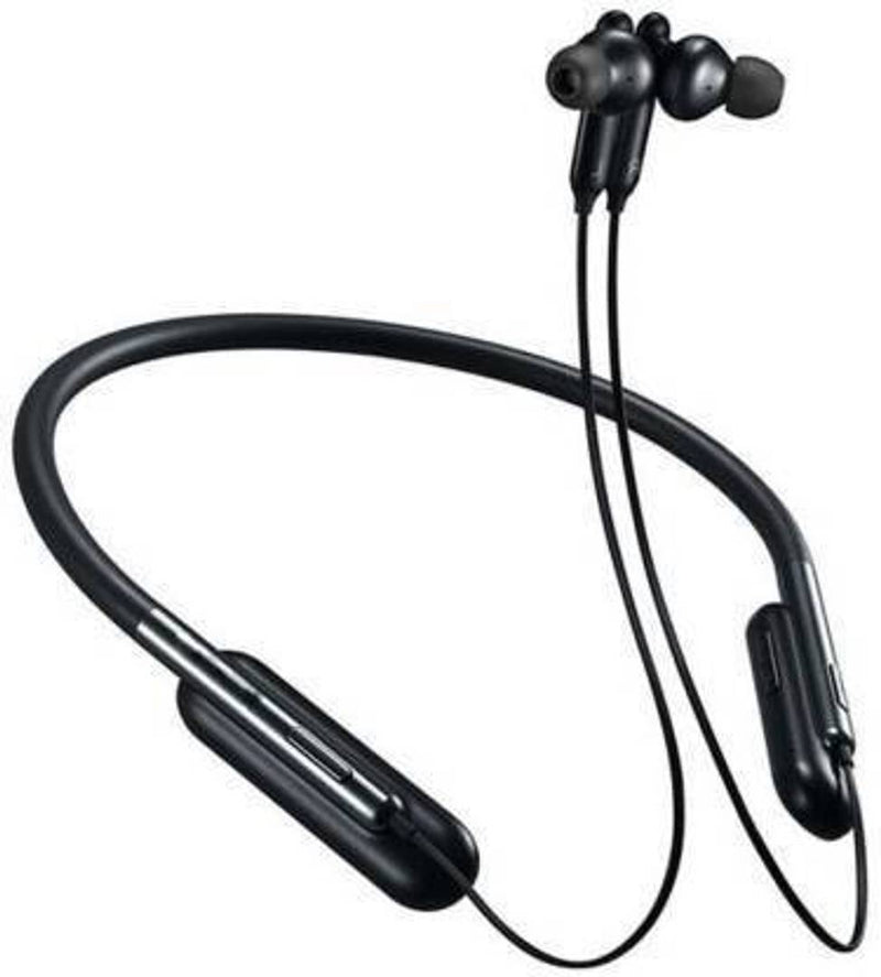 Acromax Heavy Bass Neckband Uflex With Siri / Google Assistant For Xiaomi Smart Phones - Black