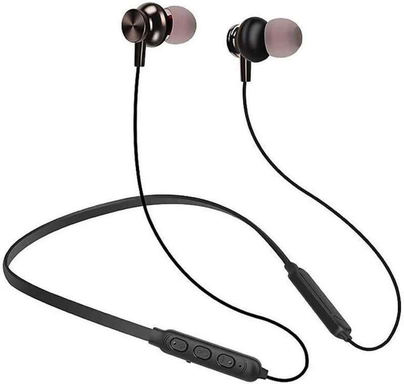 Cloud Mi-T Hp-17 Bluetooth Neckband For Xiaomi & Samsung Mobiles - Black