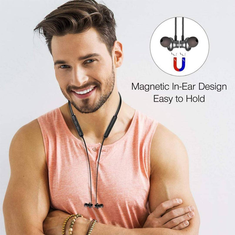 eHIKPlus Heavy Bass Neckband Hp17 With Siri / Google Assistant For Xiaomi Smart Phones - Black