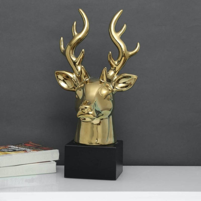 Home Centre Splendid Barend Deer Figurine - Gold
