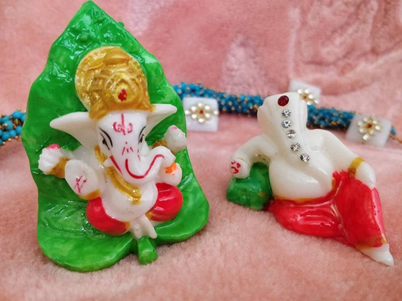 Lord Ganesha for car Dashboard Statue Ganpati Figurine God of Luck and Success Diwali Gifts Home décor