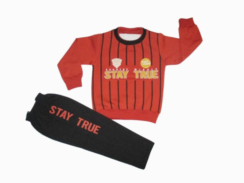 Sweatshirt With Track Pant Set For Kids