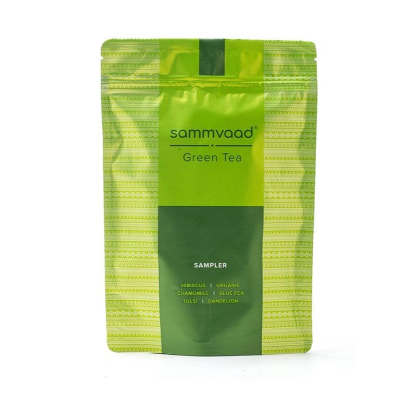 Green Tea Sampler- Fresh Orthodox Whole Leaf Tea With 100% Natural Ingredients.