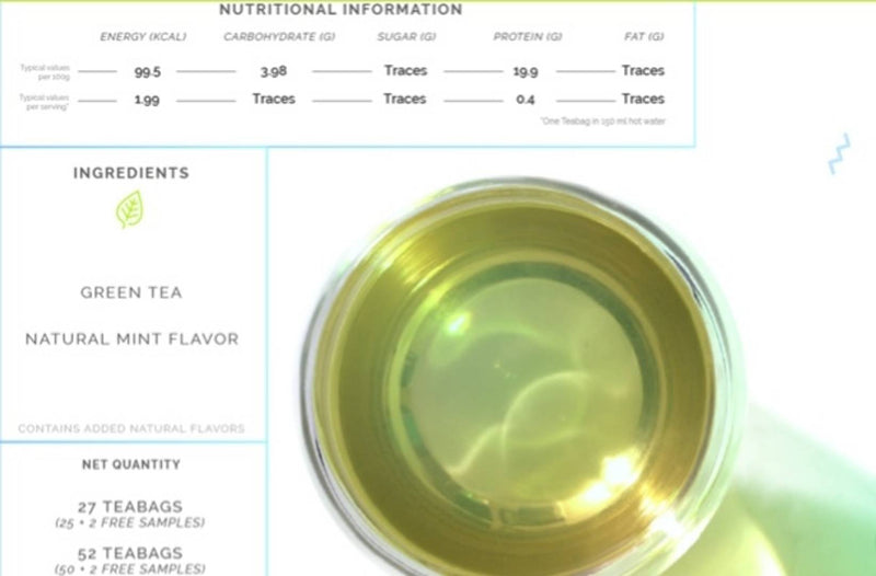 Mint Whole leaf Green tea- A cooling green tea with the freshness of mint. Readies you for yet another challenge.