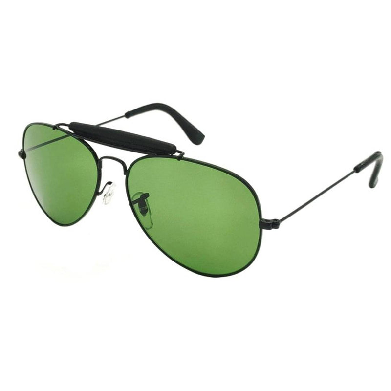 Green Mirror Aviator Sunglass For Men