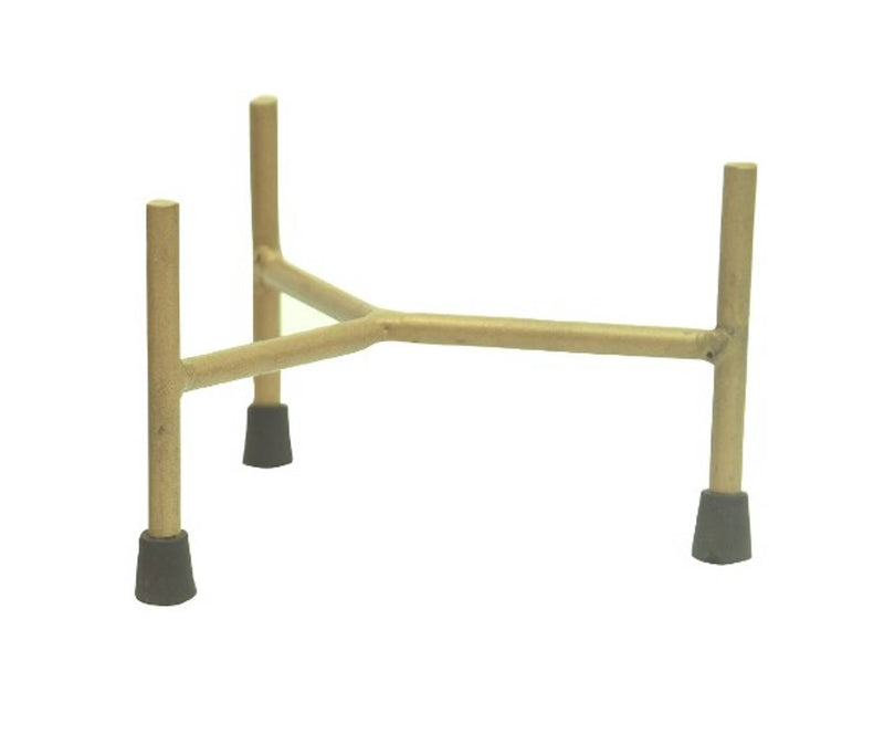 The Golden Bowls' Table Planter Pots With Stands In Iron (13 cm, Set of 1)