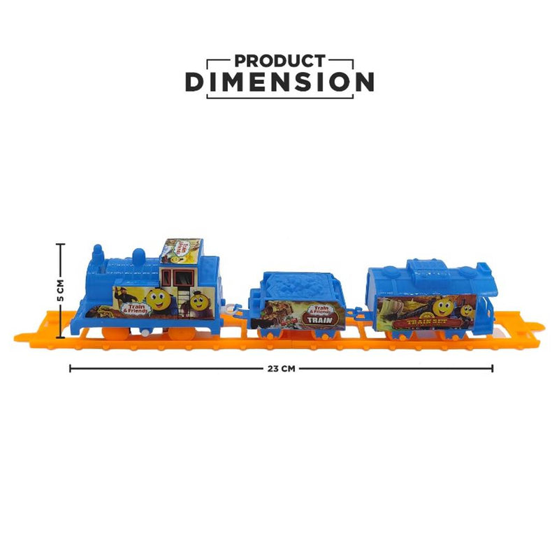 NHR Train Electric Train Set, Stylish Train Toys, 9 Pecies Set (3+ Years, Multicolor)