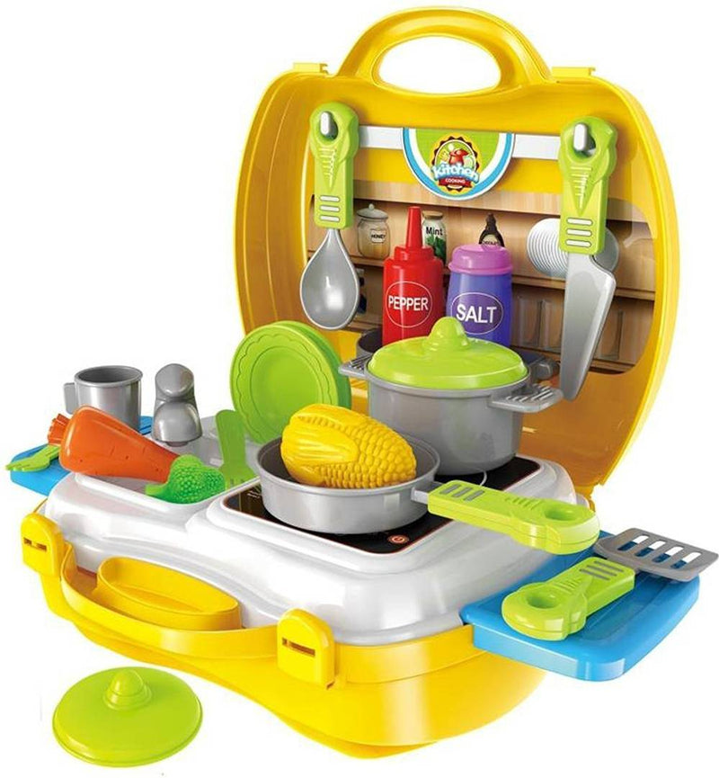Ultimate Kid Chef Bring Along Kitchen Cooking Suitcase Set (26 Pieces)