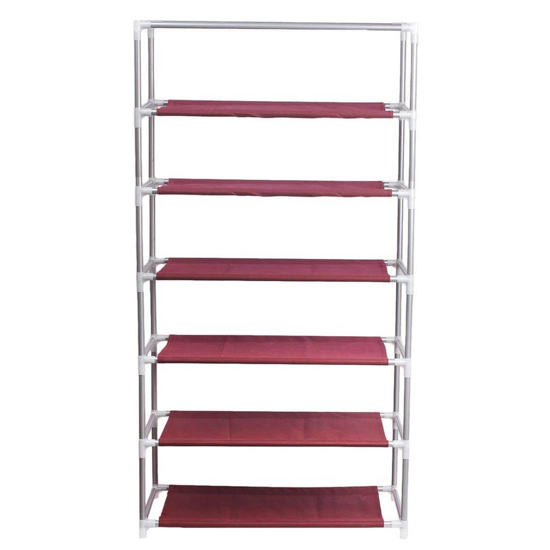 Modern 6 Shelf High Bond Pc Collapsible Shoe Cabinet Wardrobe