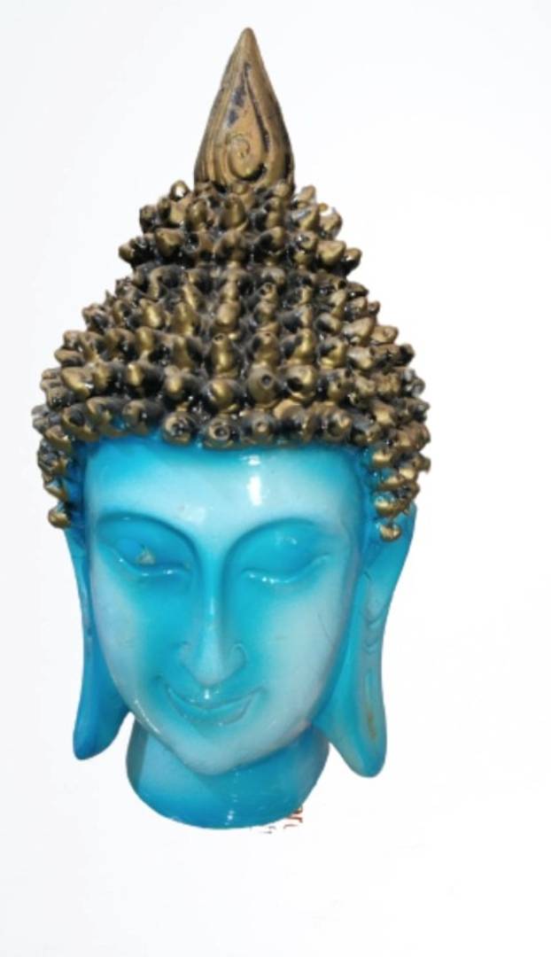 Marble Dust Budha Size 6 Inch