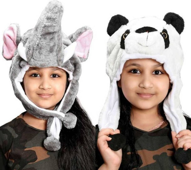 Animal cap for kids pack of 2