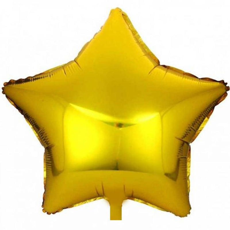 Premium Latex Twinkling Star Shape Foil Balloon ( Golden)