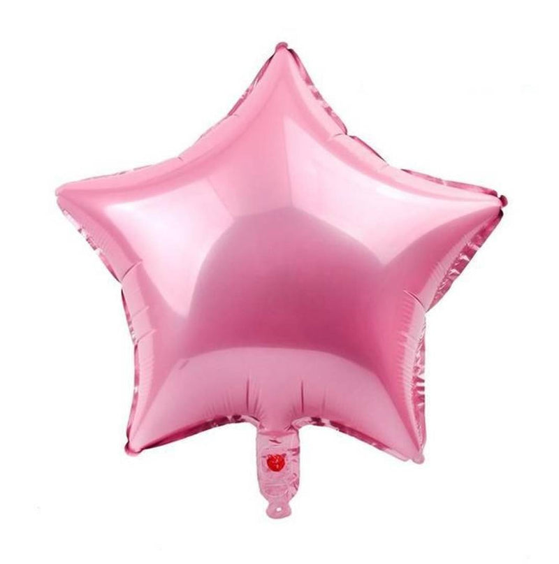 Premium Latex Twinkling Star Shape Foil Balloon ( Pink)