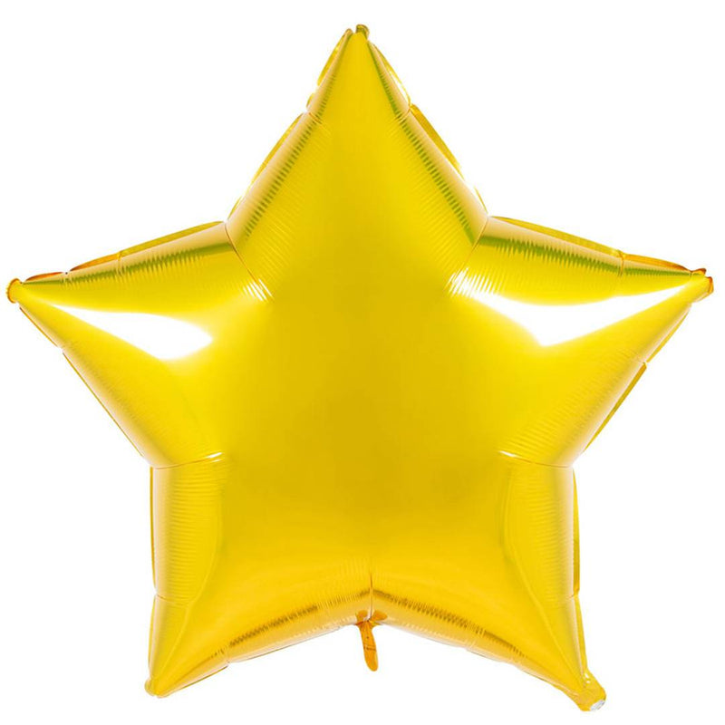 Premium Latex Twinkling Star Shape Foil Balloon ( Yellow )