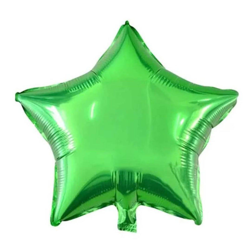 Premium Latex Twinkling Star Shape Foil Balloon ( Green)