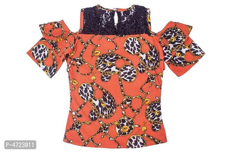 Fashionable Kids Girls Printed Top