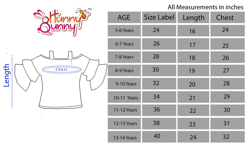 Kids Girls Fashionable Polycotton Solid Top