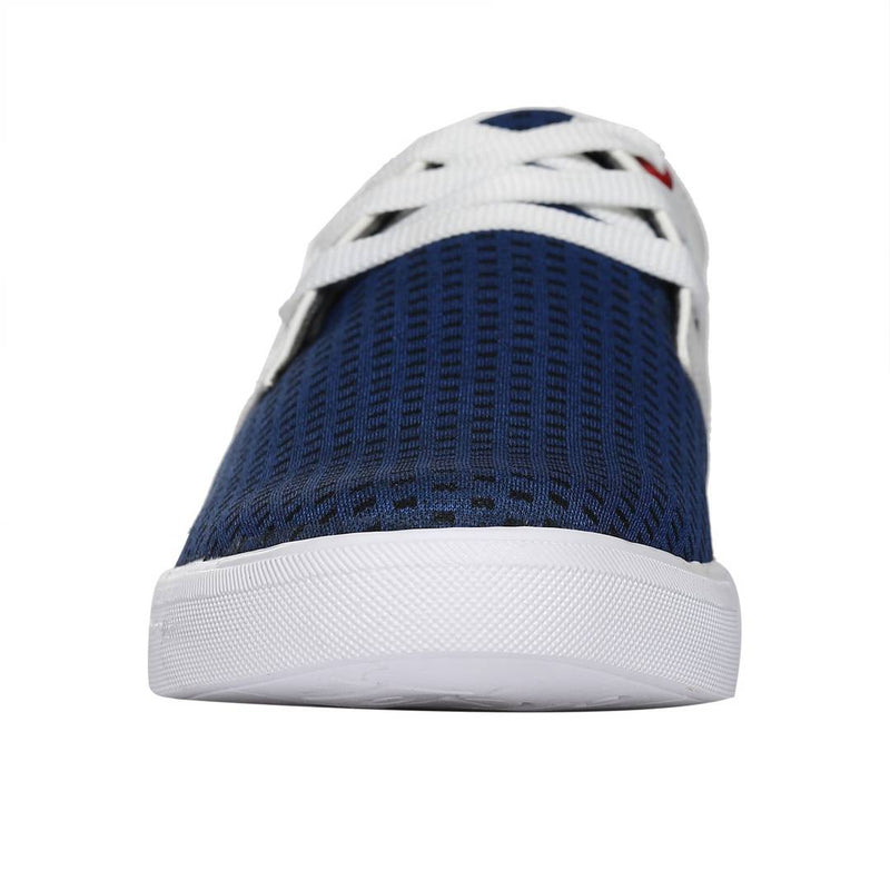 Men's Stylish Blue Synthetic Sneakers