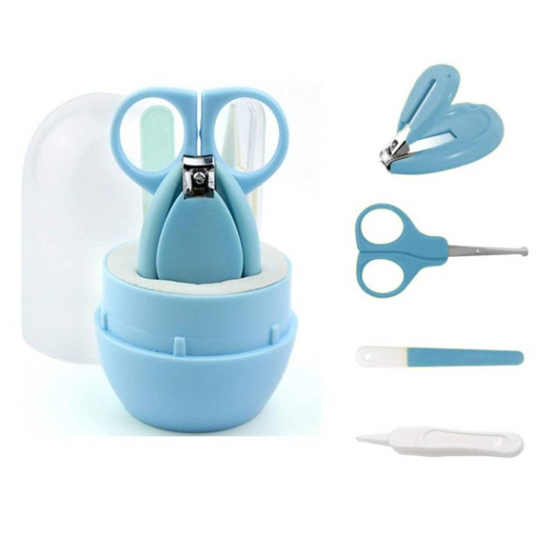 Baby Grooming Nail Care Set with Nail Clipper & Scissors for Newborns- 4 Pieces