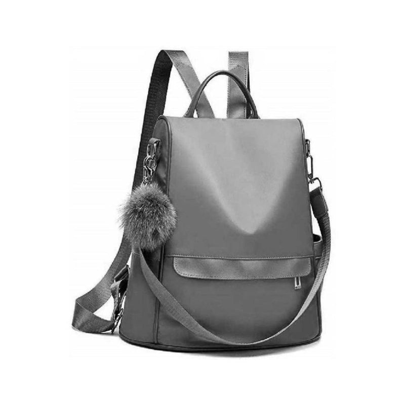 Stylish Collage Backpack For Girls (Grey)