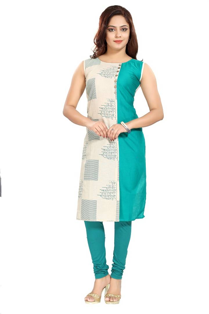 Women's Beautiful Multicoloured Khadi Cotton Straight Self Pattern Kurta