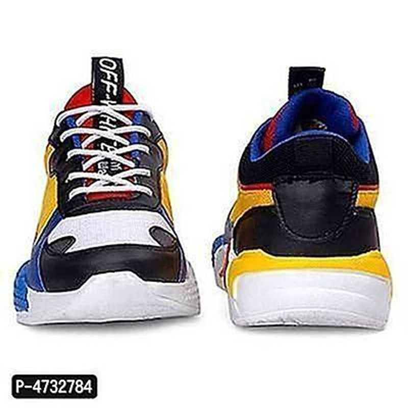 StyleRoad Stylish and Trendy Multicoloured Self Design Mesh Casual Sports Shoes for Men's