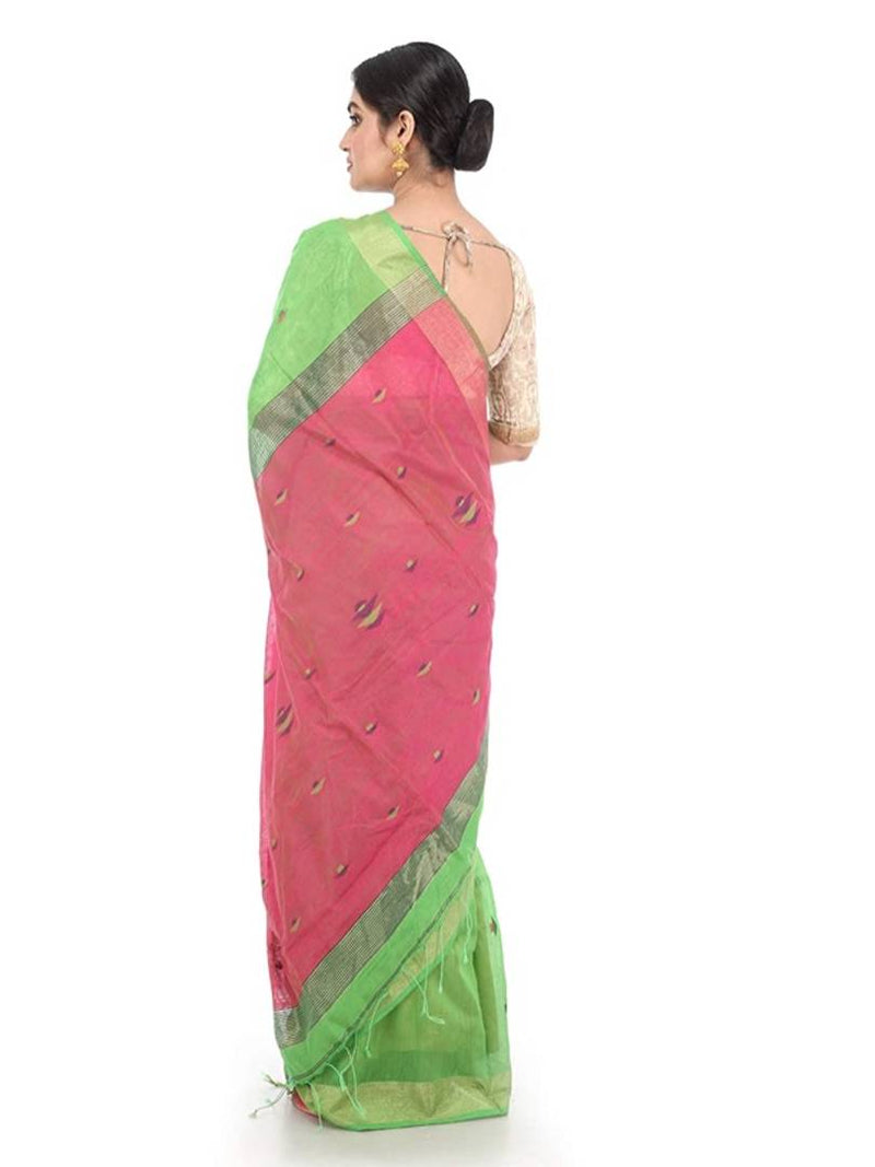Women's Cotton Silk Saree with Blouse Piece