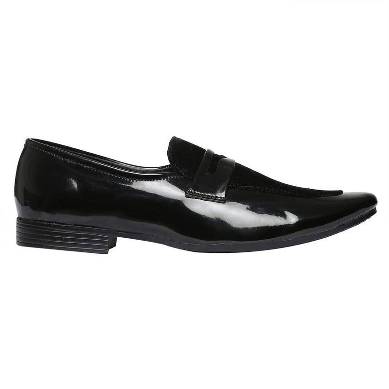 Men's Black Synthetic Formal Shoes