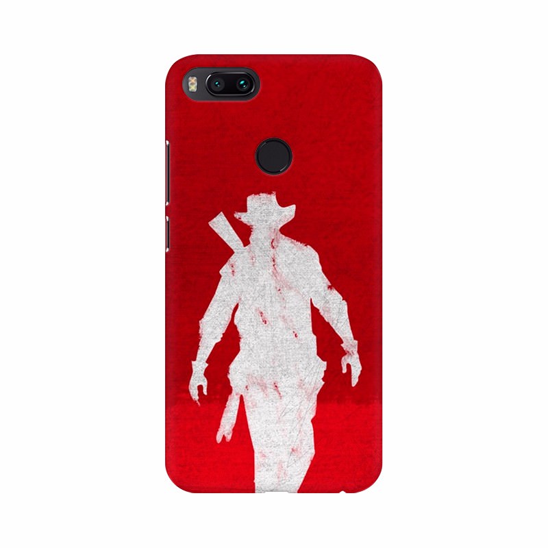 Red Abstract Man Mobile case cover