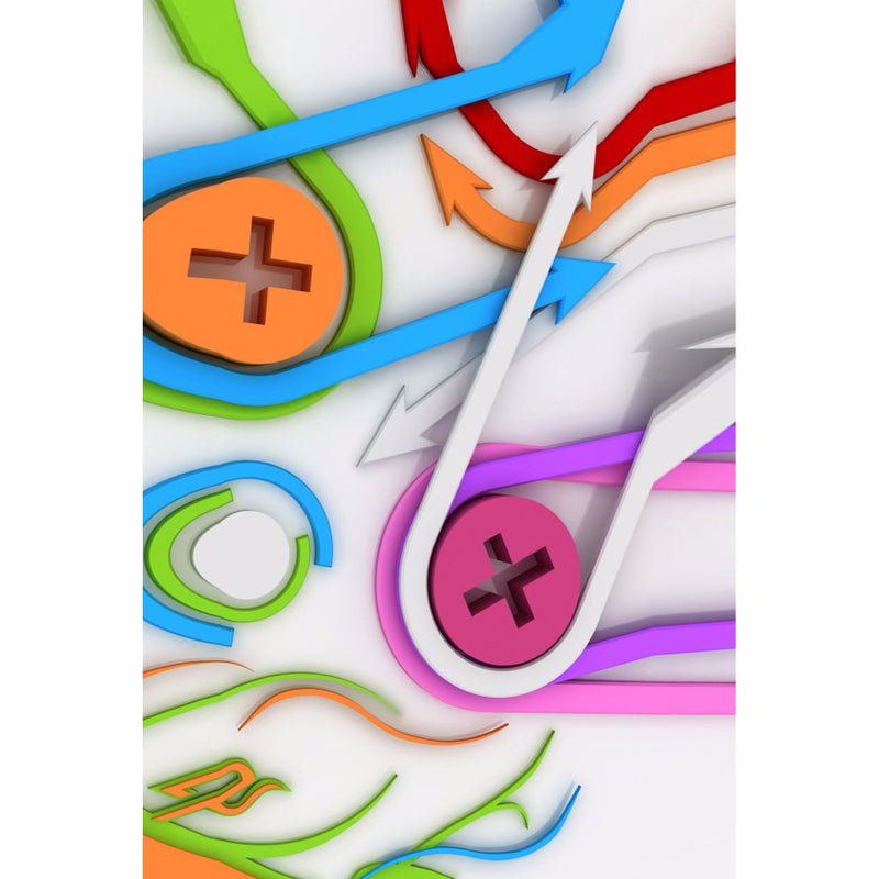 Colorful Arrow Button Mobile case cover