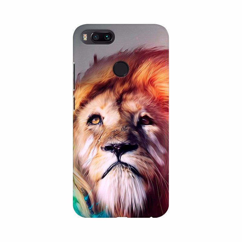 Lion Abstrat Wallpaper Mobile case cover